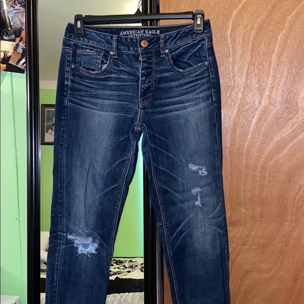 American eagle tom girl jeans